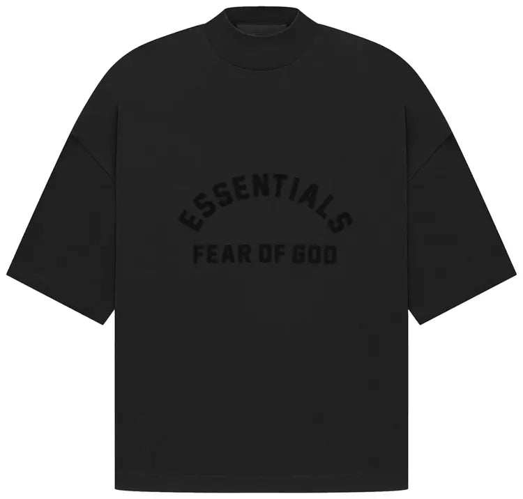 ESSENTIALS TEE JET BLACK