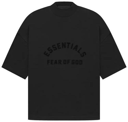 ESSENTIALS TEE JET BLACK
