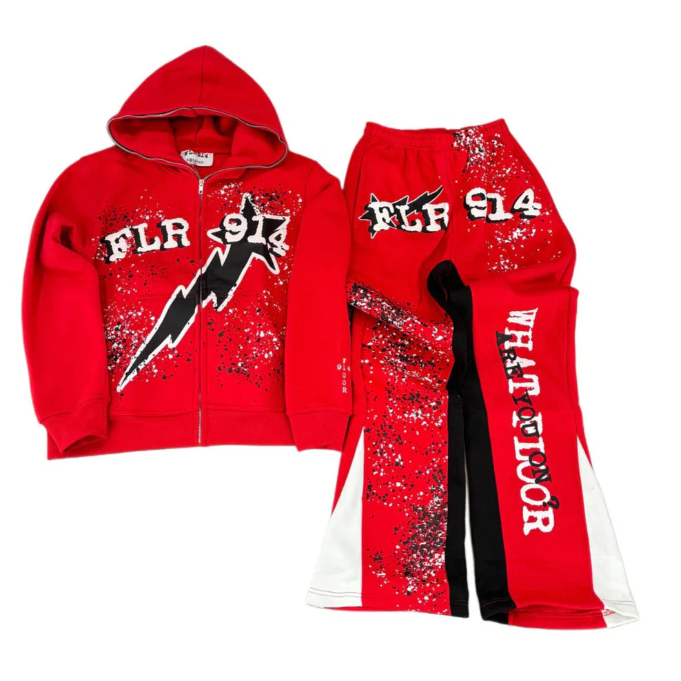 FLOOR 914 FIRE RED SET