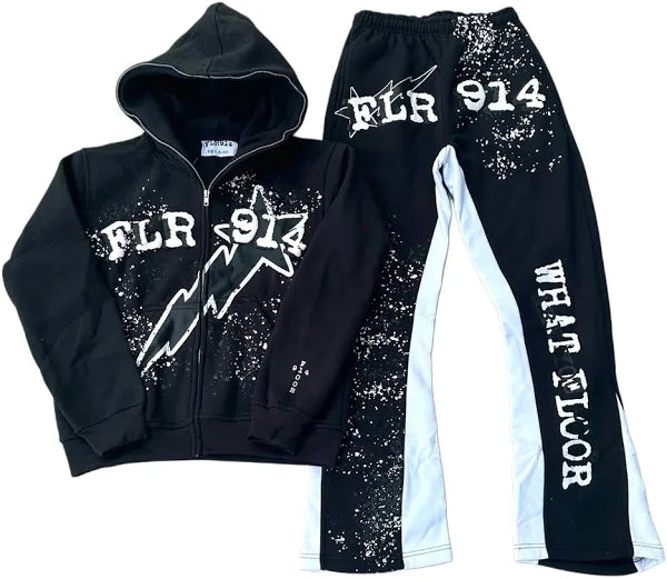 FLOOR914 FULL SWEATSUIT BLACK