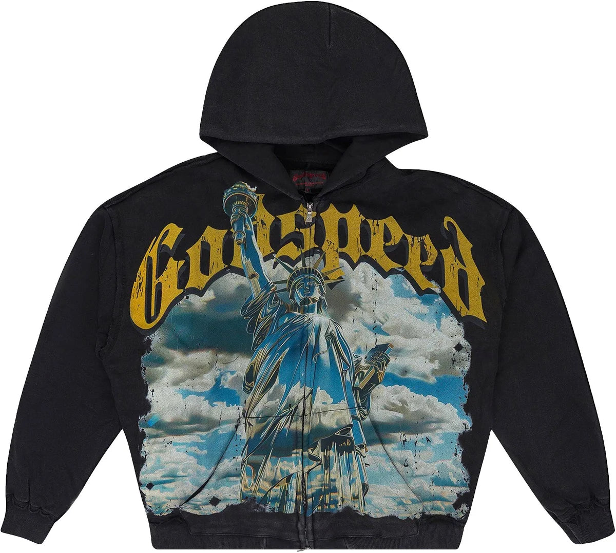 GODSPEED LIBERTY BLACK ZIP UP
