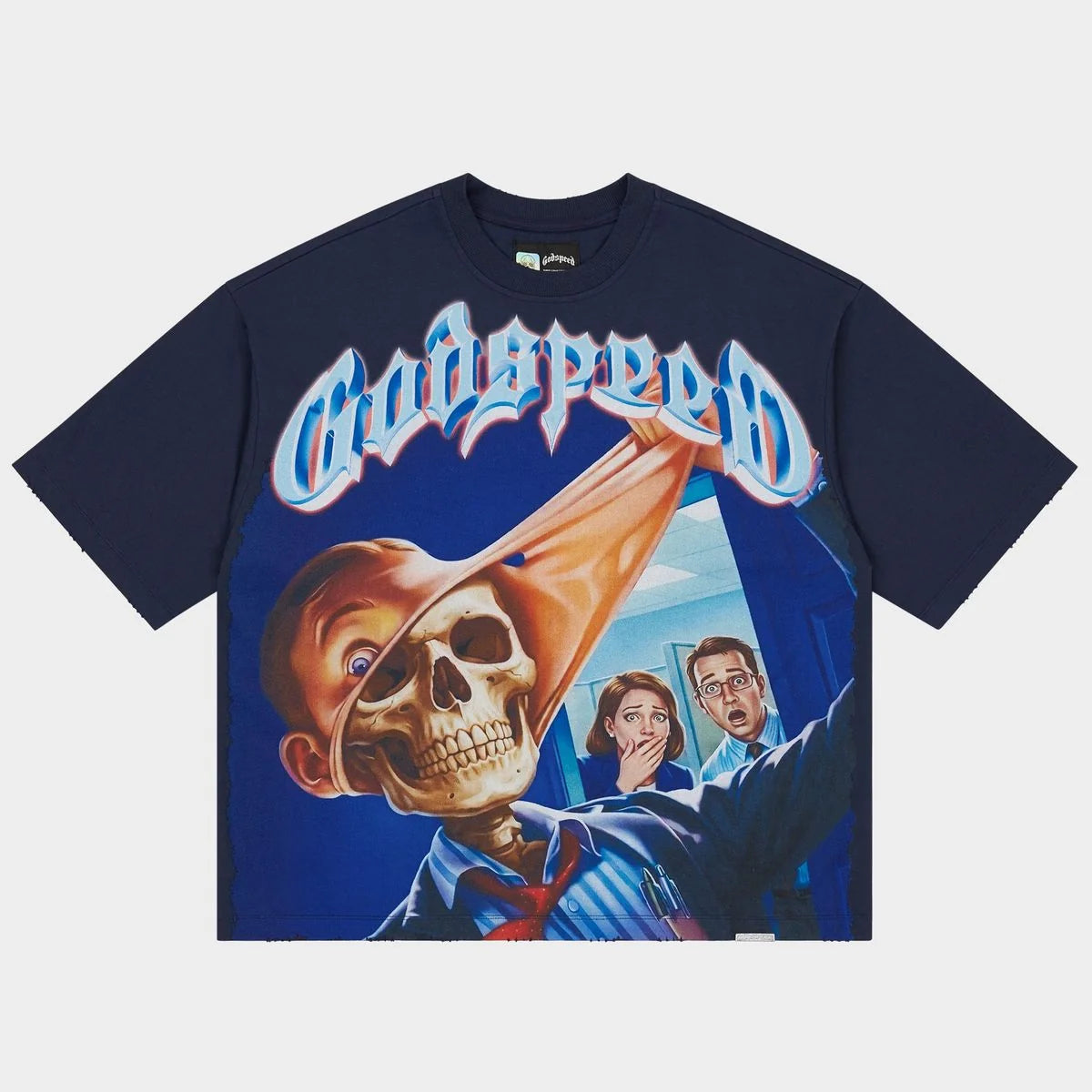 GODSPEED MASK OFF T-SHIRT (NAVY)