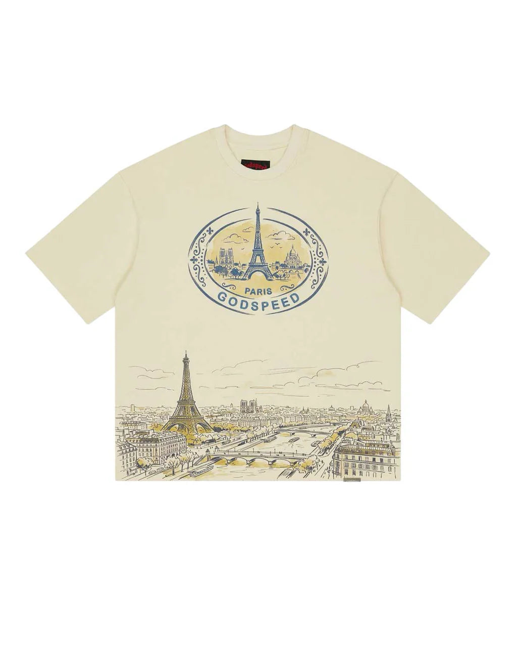 GODSPEED PARIS SKYLINE TEE BONE