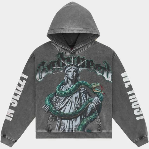 GODSPEED TOP 5 SLIZZY VVS GREY HOODIE