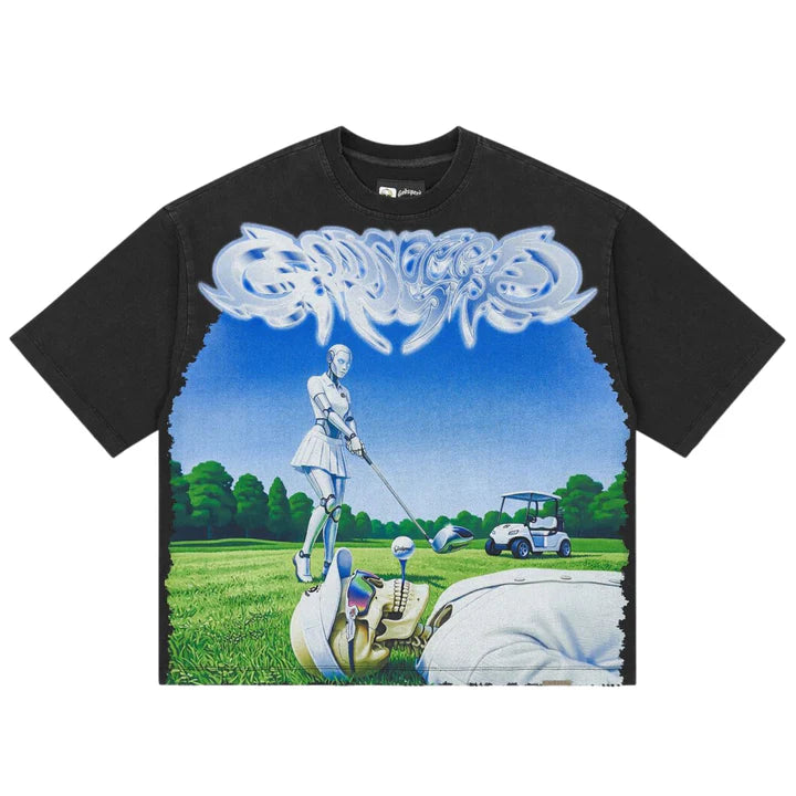 GODSPEED UP2PAR T-SHIRT (BLACK WASH)