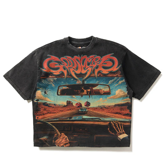 GODSPEED ON THE RUN TEE (BLACK)