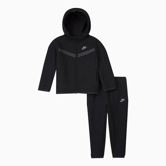 KIDS NIKE TECH BLACK SET