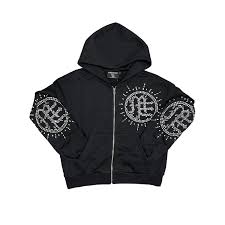 ECLIPSE BLACK MIXED EMOTIONS ZIP UP