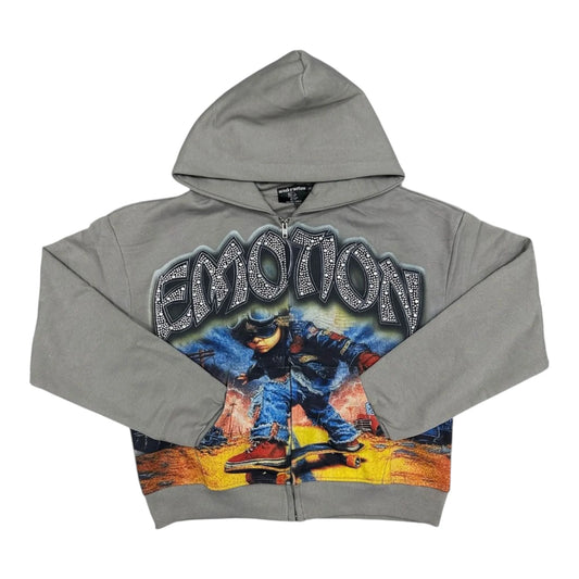 MIXED EMOTIONS SKATE BOARD ZIP UP