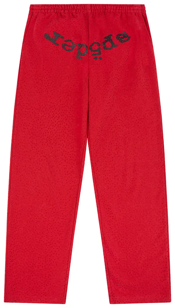RED VVS SP5DER SWEATS
