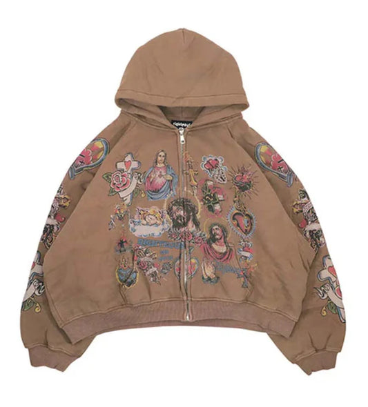 RIGHTEOUS HOODIE BROWN