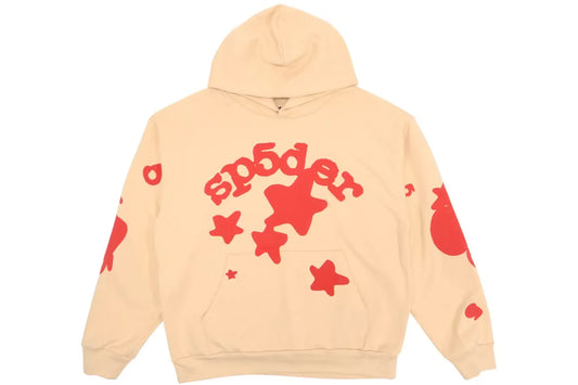 SP5DER BELUGA CREAM HOODIE