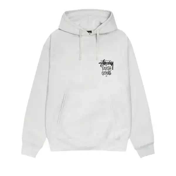 STUSSY TOUGH GEAR HOODIE ASH HEATHER