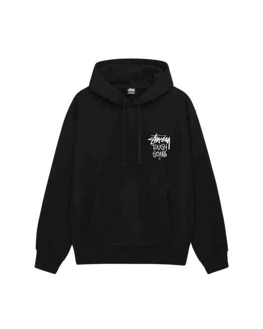 STUSSY TOUGH GEAR HOODIE BLACK
