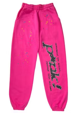 SP5DER P*NK SWEATPANTS