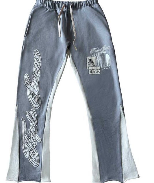 TRIPPLE SEVENS GREY FLARED