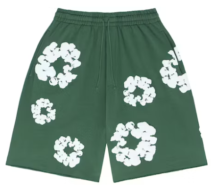 DENIM TEARS SHORTS "GREEN"
