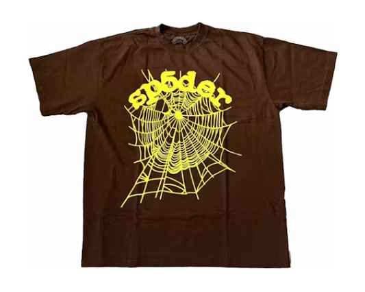 SP5DER OG WEB TEE BROWN