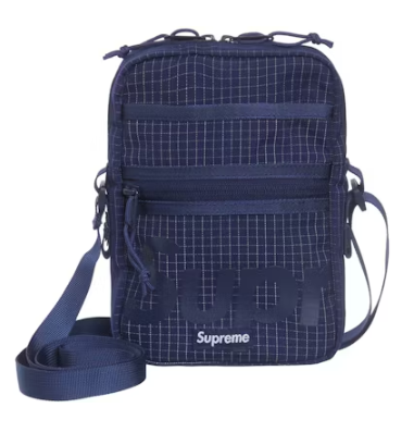 SUPREME SIDE BAG "NAVY"