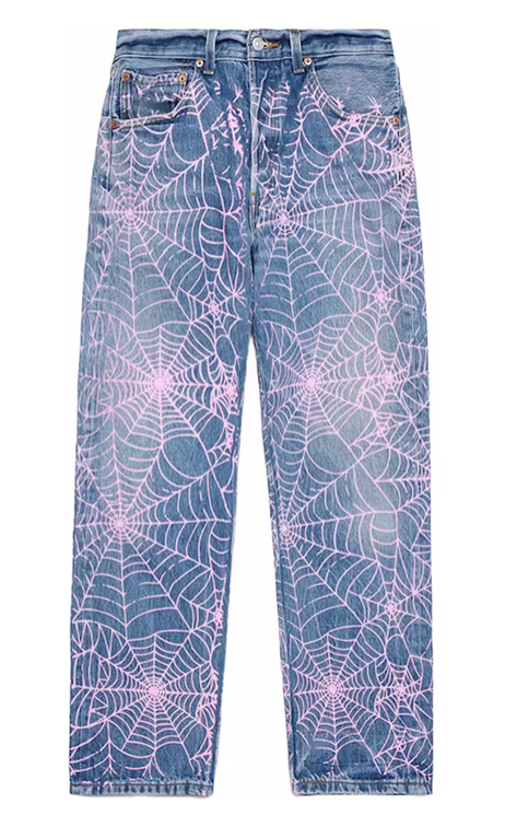 SP5DER AOP VINTAGE 501 DENIM
