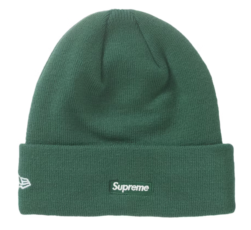 SUPREME NEW ERA SCRIPT BEANIE PINE