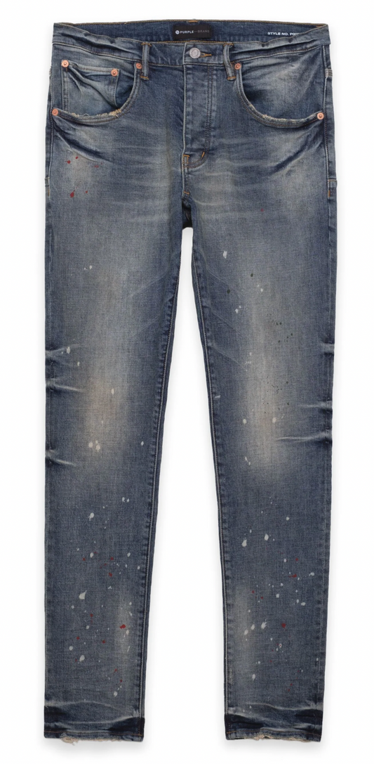 PURPLE JEANS P002 VINTAGE SPOTTED INDIGO