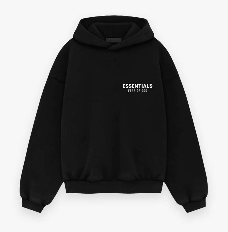 ESSENTIALS KID'S FLEECE HOODIE BLACK