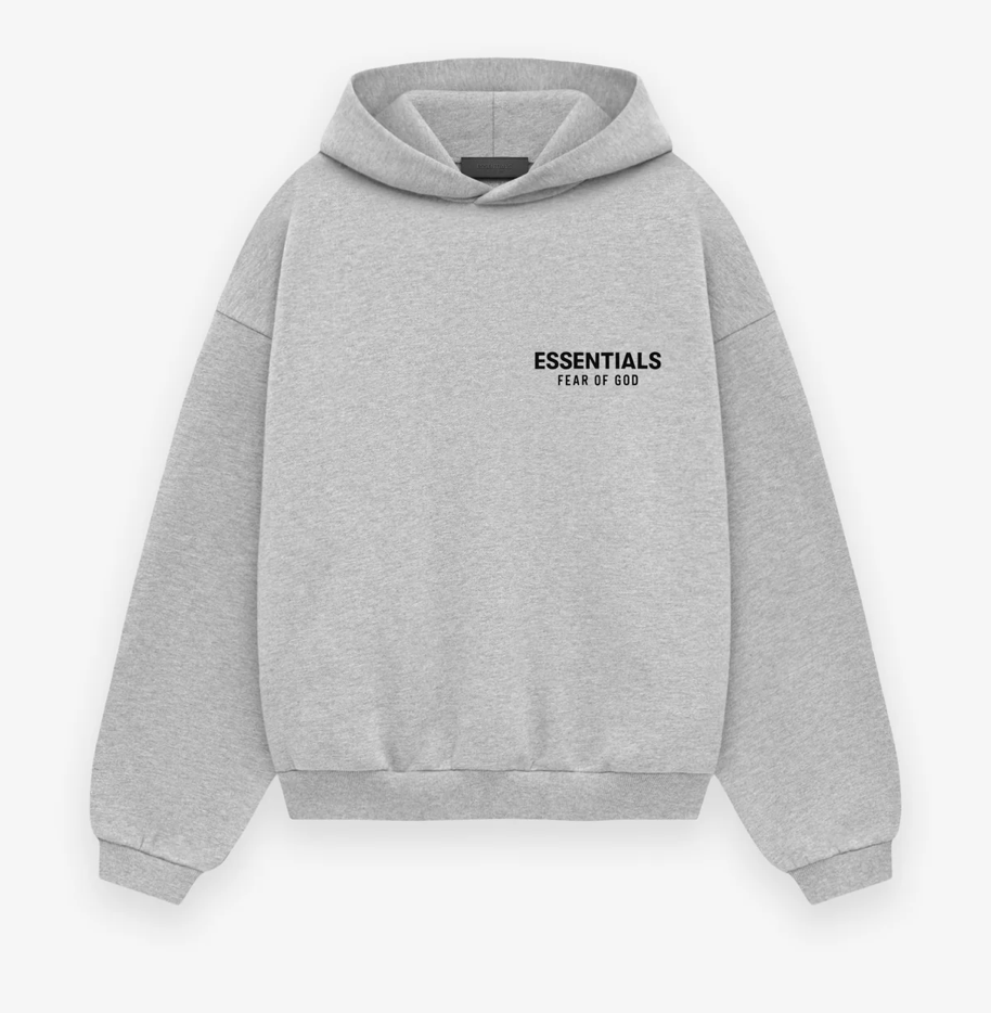 ESSENTIALS KID'S FLEECE HOODIE GREY