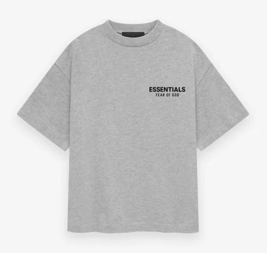 ESSENTIALS KID'S CREWNECK TEE GREY