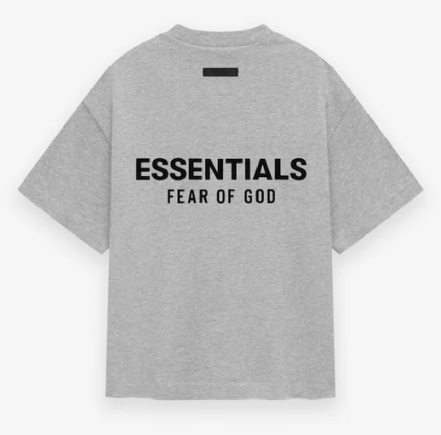 ESSENTIALS KID'S CREWNECK TEE GREY
