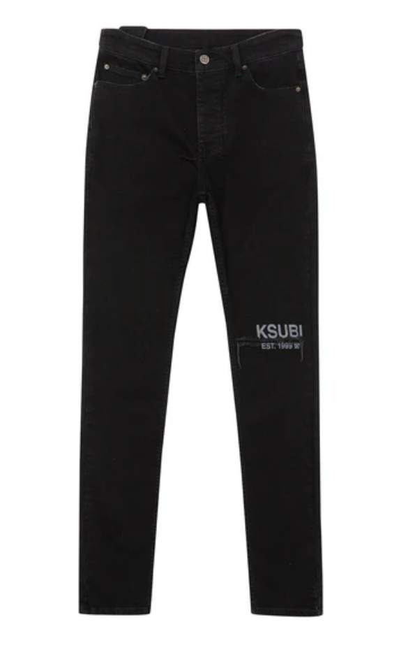 KSUBI CHITCH LAID BLACK EST JEANS