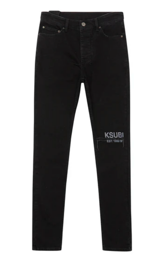 KSUBI CHITCH LAID BLACK EST JEANS