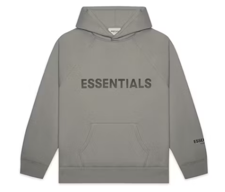 ESSENTIALS HOODIE CEMENT