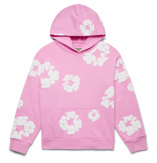 DENIM TEARS HOODIE PINK
