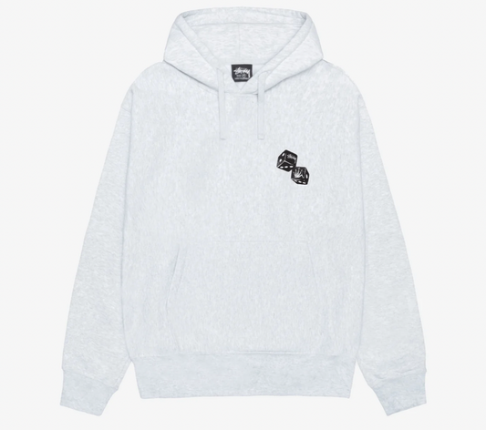 STÜSSY SHAKERS HOODIE ASH HEATHER
