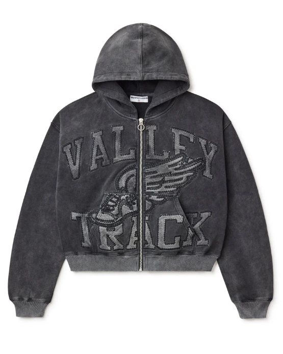 VALE BLACK CAT ZIPUP HOODIE