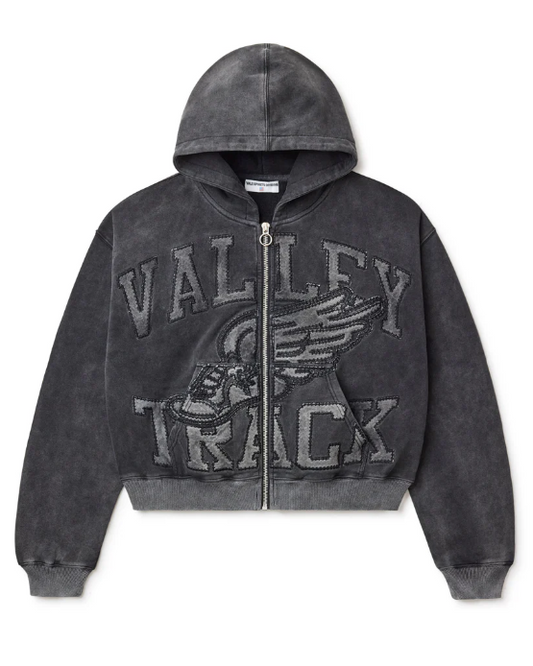 VALE BLACK CAT ZIPUP HOODIE
