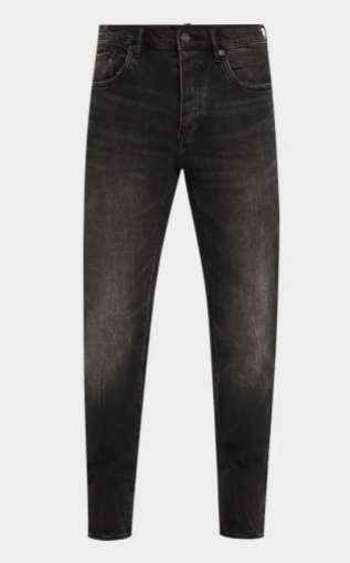 PURPLE JEANS (BLACK WASH NO RIPS)
