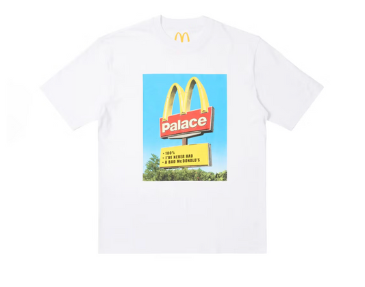 PALACE X MCDONALDS SIGN TEE 'WHITE'