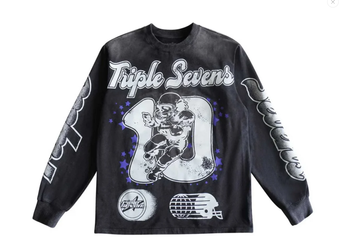 TRIPLE SEVENS FOOTBALL FOOTBALL BLACK/BLUE