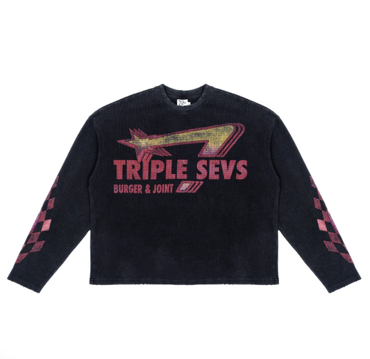 TRIPLESEVENS BURGER JOINT WAFFLE KNIT
