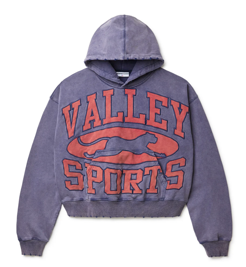 VALE STATE PURPLE CREST HOODIE