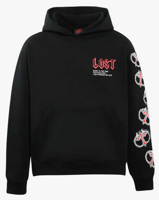 LOST INTRICACY MITT HOODIE RED