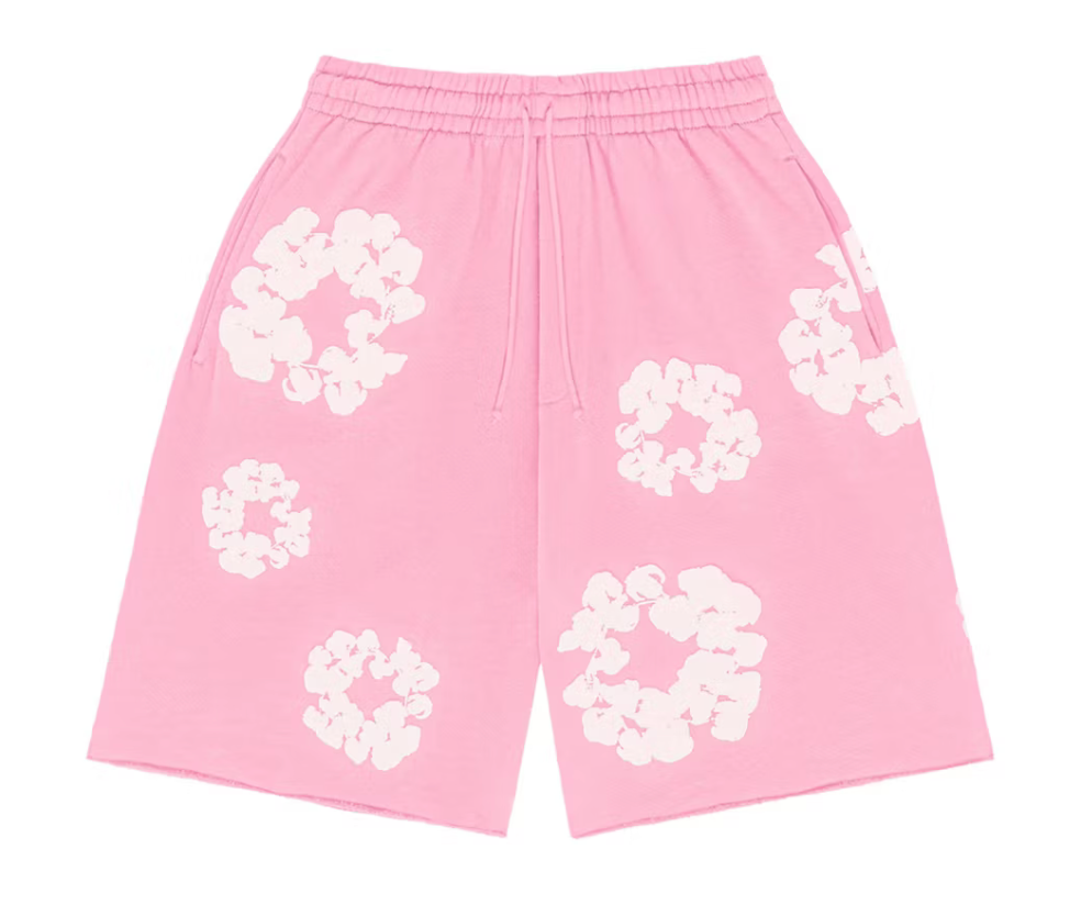 DENIM TEARS SHORTS "PINK"