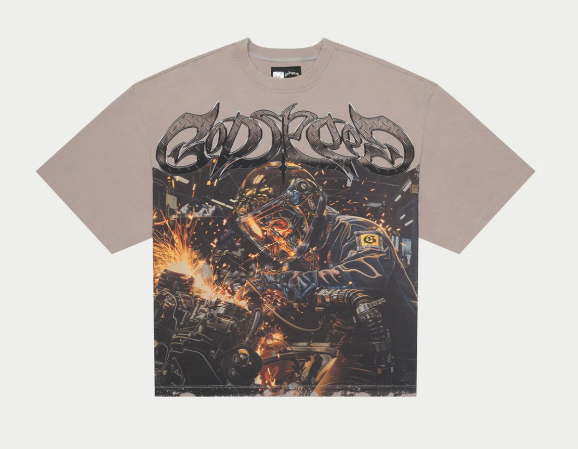 GODSPEED STEEL SHARPENS STEEL CLAY WASH