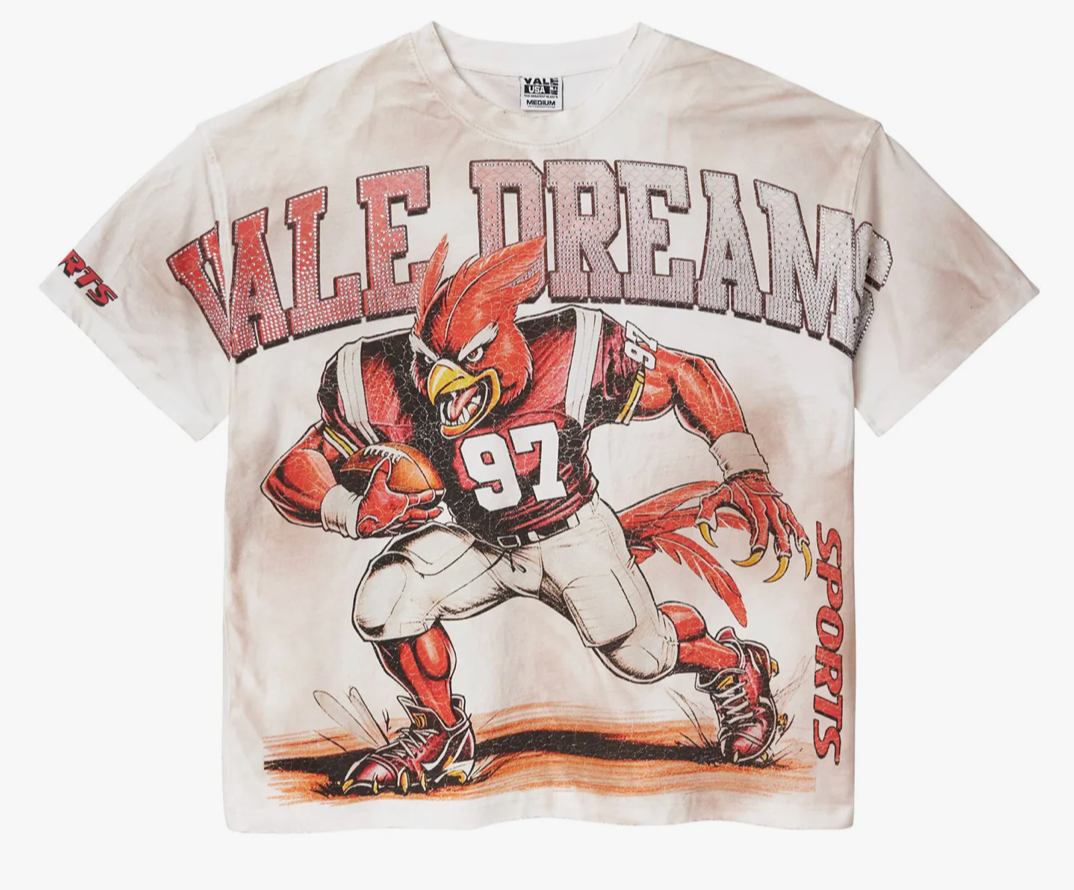 VALE FOREVER FALCON BLING TEE WHITE