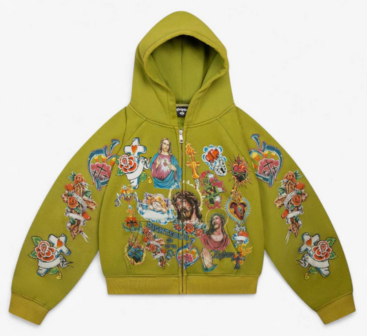 RIGHTEOUS HOODIE (GREEN)