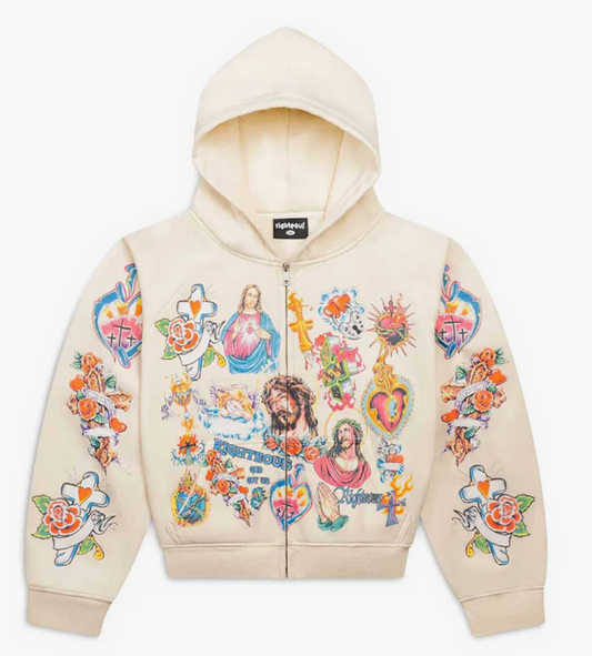 RIGHTEOUS HOODIE (CREAM)