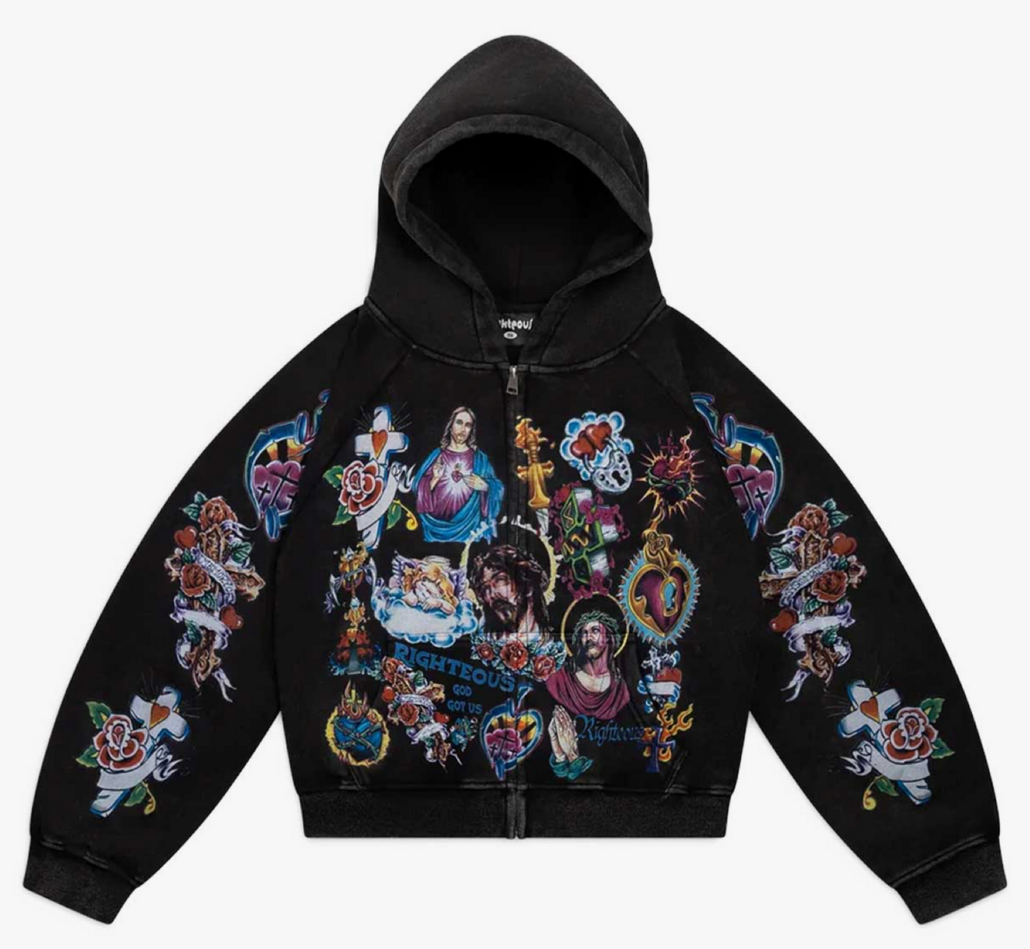 RIGHTEOUS HOODIE (BLACK)