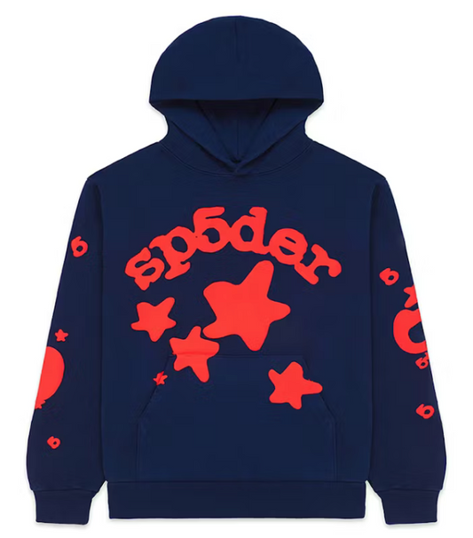 SP5DER BELUGA HOODIE NAVY